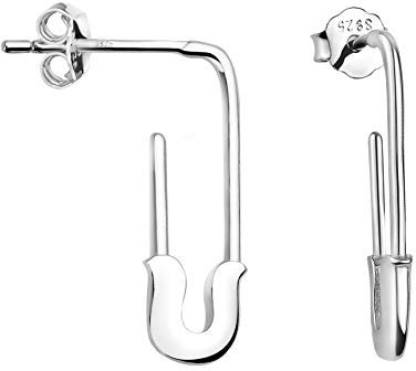 SOFIA MILANI - Damen Ohrringe 925 Silber - Ohrhänger als Sicherheitsnadel - 20683
