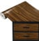 DecoMeister Vinilo Adhesivo Para Muebles Imitación de Madera de Nogal Matiz Medio Papel Autoadhesivo Lámina Para Pared Cocina Puertas En Rollo Para Forrar Aspecto Madera 90 x 100 cm Por Metros