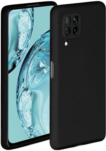 ONEFLOW Soft Case für Huawei P40 Lite Hülle aus Silikon mit Kameraschutz, Silikonhülle mit erhöhtem Schutz fürs Display, Backcover Schutzhülle, weiche Handyhülle, Schwarz