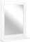 kleankin Miroir de Salle de Bain Mural Moderne avec étagère de Rangement 50 x 11,5 x 60 cm - Blanc