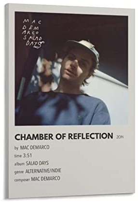 Sänger-Poster, Mac Demarco, prägnantes Poster, Wandkunst, Bild, Gemälde, Poster, Kunstwerke, Raumdekoration, 40 x 60 cm