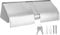 Double Toilet Paper Holder Wall Mount Stainless Steel Dual Tissue Roll Holder Commercial Toilet Paper Dispenser with Lock and Cover