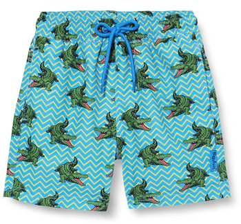 Playshoes Badeshorts Jungen Beach-Short Badehose Schwimmhose Badebekleidung, Krokodile, 98/104