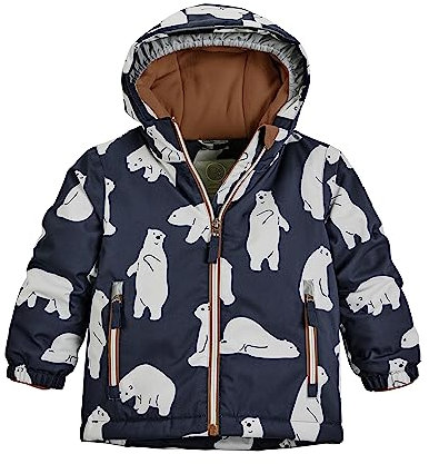 first instinct by killtec unisex Skijacke wasserdicht/Funktionsjacke mit Kapuze und Schneefang FISW 30 MNS SKI JCKT, dunkelblau, 86, 39907-000