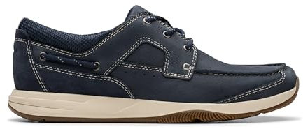 Clarks Herren Sailview Lace, Marineblau, 45.5 EU