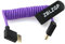 ZBLZGP Flaches 8K HDMI Kabel Platzsparend für Olympus OM-D E-M1 Mark III Kamera, Sony A5100 Kamera, Wandmontierte 8K Monitore Links und Rechts gebogen HDMI Typ A
