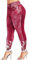 Fitness Hosen Frauen Druckbare Stretch Yoga Sporthose Leggins Schwarz Strumpfhosen Mit Hoher Taille Yogahosen Bleistifthosen Jogginghose Damen Skinny Elegant High Waist Damenhose (Red, XXXXL)