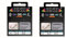 2 Packungen Set JENZI gebundene Forellenhaken (20 Stück) Mono, 80cm Hakengröße 4, 6, 8, 10 & 12 je nach Auswahl + gratis Petri Heill! Aufkleber (Hakengröße 8)