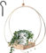 Jardinière suspendue en macramé avec base en bois - Subter P authored pour l'intérieur et l'extérieur - Décoration succulente