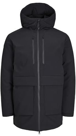 JACK&JONES Herren JCOCHARLIE Jacket BF Parka, Black, XL