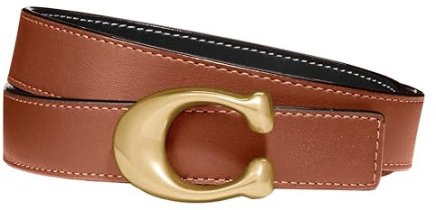 Coach Damen 25mm Belt Gürtel, B4/Black 1941 Sattel, X-Small