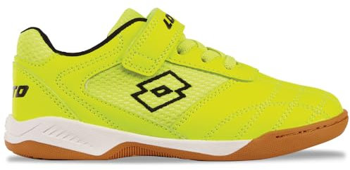 Lotto Unisex Kinder Sneaker, Fr Yellow Black, 28 EU