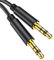 Gulemfy Cable Jack 3.5mm Macho a Macho, Nylon Trenzado Mini Jack Auxiliar Compatible Con Coche, Autoradio, Auriculares, Altavoz, TV, iPhone, Tablet (5M)