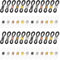 50 Pcs Eyeglass Chain Ends, Adjustable Silicone Eyeglasses Chain Connector Anti Slip Glasses Chain Rubber Loops Eyeglass Strap Retainer for Eye Glasses Sunglasses Holder Necklace Chain
