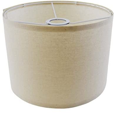 Lampenschirme für Tischlampen Stehlampenschirme Tischlampenschirme aus feinem Leinen abnehmbare waschbare Trommellampenschirme für Nachttischlampen 7,86 x 7,86 x 7,07 Zoll Khaki