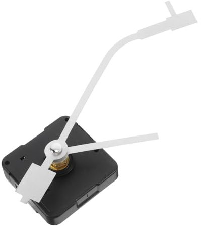 IMIKEYA Uhrwerk Für Wanduhr Lautlos Mit Uhrzeiger Set Im Vinyl Schallplattenstil DIY Ersatzteil Für 25 cm Wanduhren