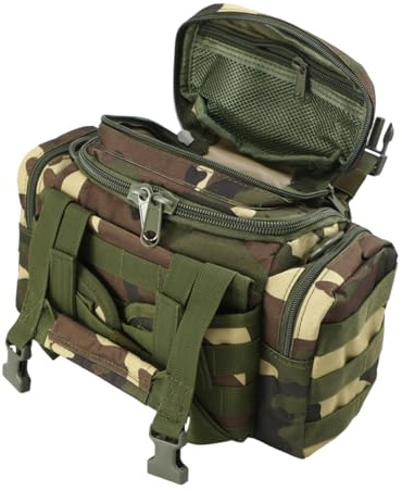 OHPHCALL Große Angeltasche 15l aus Nylon mit Robusten Nähten
