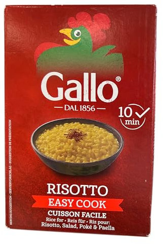Riso Gallo Easy Cook Rice 500 g (Pack of 1) – Foolproof Parboiled Rice, Always Al Dente, Ready in 10 Minutes for Easy, Delicious Meals