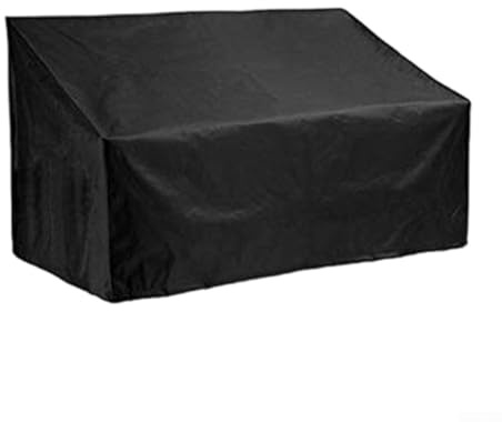 Outdoor-Gartenbank-Abdeckungen, wasserdicht und winddicht für 2- und 3-Sitzer-Möbel, praktische Aufbewahrungsmöglichkeiten (162 x 66 x 89 cm)