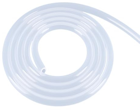 3m Länge Silikonschlauch,Lebensmitteltaugliche Schläuche,Wasser-Luft-Schlauch-Rohr,10mm ID x 13mm OD,Trinkwasserschlauch,Silikonschlauch 10mm,Klar Wasser Luft Rohre für Pumpentransfer