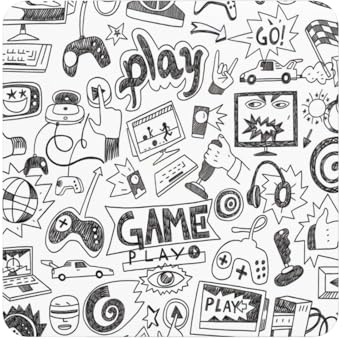 Video Game Boys Print Fridge Magnets For Home Kitchen Office Accessories For Daily Housewarming Gift