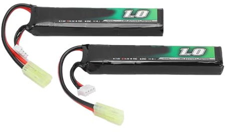 aqxreight 2 Stück 11,1 V 1000 MAh 15C Lipo-Akku mit Mini-Stecker-Einheitszelle für für RC-Auto-Spielzeug. Zeit: 11,1 V länger. Lipo Arbeitet mit Großer Kapazität und Langlebig
