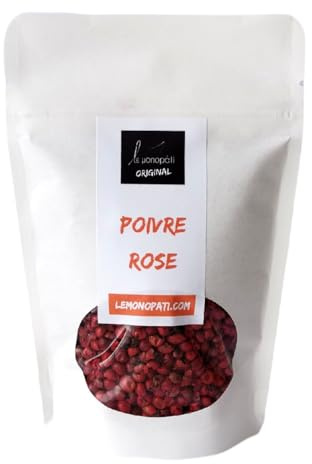 Marque française indépendante | Petite entreprise familiale | Poivre Rose en grains 15g | Le Monopati Original | Origine Brésil | 100% Naturel | Sans additifs, ni conservateurs