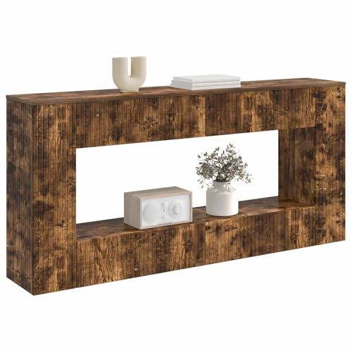 vidaXL Konsolentisch Geräucherte Eiche 155 x 29 x 74 cm Holzwerkstoff