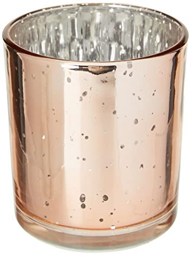 Club Green Glas Kerzenhalter, Rosenquarz, 70 x 90 mm, 1 Stück