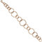 Jobo Damen-Armband aus 925 Sterling Silber rosegold vergoldet 19 cm