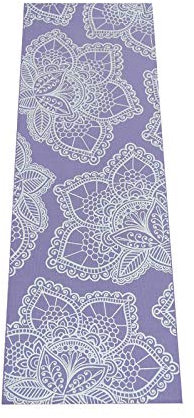 Love Generation Sport & Freizeit-Fitness-Yoga-Yogamatten Aufdruck-6mm Matten, lila, Standard