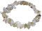 Lebensquelle Plus Rutilquarz Splitterarmband | Handgefertigtes Elastisches Stretch Splitter Armband | Echter natürlicher Edelstein (Rutilquarz)
