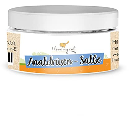 I Love My Cat – Unguento per Le ghiandole Anali dei Gatti - 30 ml. Crema per la Cura di Alta qualità, Ideale per contrastare i Problemi alle ghiandole Anali del Tuo Gatto in Modo Naturale.