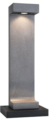 Paulmann Outdoor Pollerleuchte Concrea 616mm aus Beton, IP65, 6,8W, 3000K, Warmweiß
