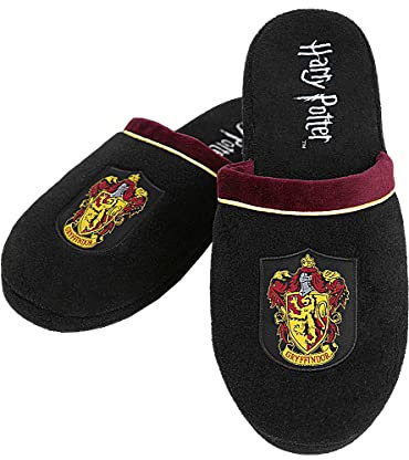 Funidelia Gryffindor Hausschuhe - Harry Potter für Herren und Damen, Offizielle Lizenz, Größe 37-41, Hogwarts, Zauberer. Fanartikel als Geschenk zu Weihnachten und Geburtstagen