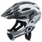 Cratoni Unisex – Erwachsene C-Maniac Pro Helmet, Weiß/Schwarz Matt, XL