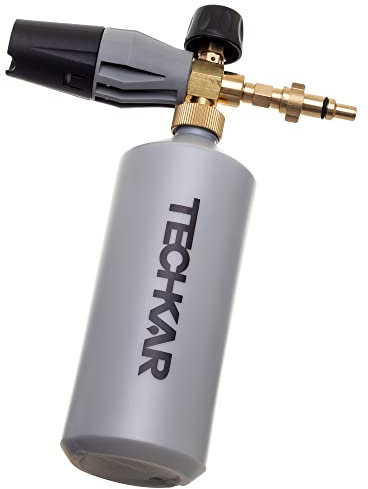 Canon à mousse Foam Pro TECHKAR compatible avec les nettoyeurs haute pression Nilfisk Alto Stihl, Hobby, 1000 ml, 180 bar