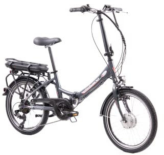 F.lli Schiano E-Star, Electric Bike for Adults, 20 Folding Bike, 36V 10.4Ah Removable Battery, 250W Motor, 40Nm, Commuter Ebike, Anthracite