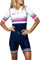 LUOCY Damen-Radtrikots, kurzärmlig, trocken, Radtrikot, Overall, Radsport, Damen-Triathlon-Radtrikot-Sets (Color : 01, Size : M)