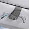 CGEAMDY Brillenhalter für Auto Sonnenblende, Auto Visier Brille Halterung, Magnetischer Leder Brillenhalter Clip, Ticket Karten Clip Brillen Halterung Geschenke (Grau)