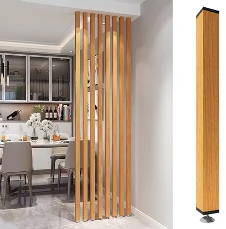 Raumteiler Trennwand, Paravent Raumtrenner Sichtschutz/Raumteilerpfosten, 100 cm/130 cm/150 cm/180 cm/220 cm Aluminium-Raumteiler Zur Raumtrennung/Schlafzimmer-/Bürokabinen-Dekoration, Stehende Wandtr
