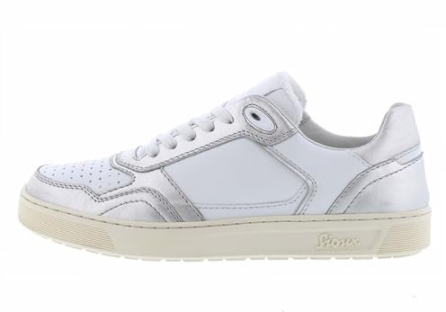 Sioux Damen Tedroso Da Sneaker, Platin Snow, 41 EU