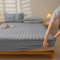 LSZHBSL Flauschige Spannbettlaken 90x200+30cm bettlaken Baumwolle spannbetttücher mit Gummiband - Spannbetttücher für Schlafzimmer Matratzenhöhe bis 30cm