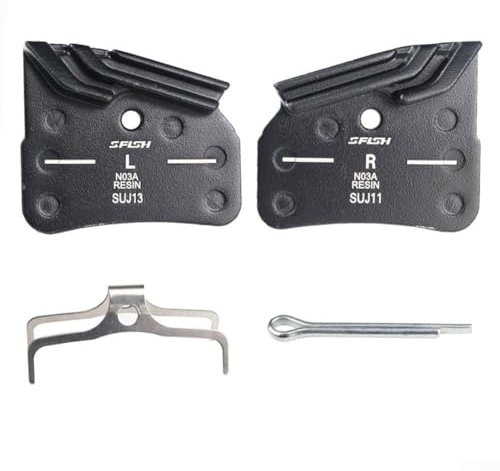 Durabilidad mejorada, N03A - Pastillas de freno de disco para bicicleta para Shimano M9120M8120M7120 XTR XT , placa de aleación de aluminio, resiste altas temperaturas