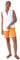 Roman Originals Stretch Shorts for Women UK Ladies Pull On Turned Hem Cut Off Bengaline Mom Boyfriend Boy Denim Casual Cropped Pants Capri Slim Fit Turn Up Summer Crops Mother - Mango - Size 10