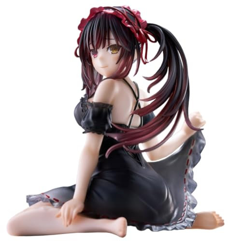 Zhongkaihua Anime-Figur, Tokisaki Kurumi-Figur, 13 cm, PVC, Pyjama, Modell, Statue, sitzende Actionfigur, Sammlung, Ornamente, Desktop-Dekorationen, Geschenke