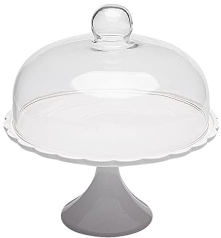 SOIMISS Vassoio per Esposizione Torte Trasparente in Piatto Decorativo per Dessert e Snack Vassoio Stabile per Uso