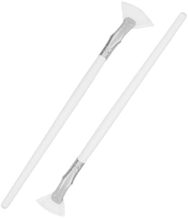 FIXOSHEE 2pcs Angled Fan Eyeshadow Brushes for Women Large Soft Makeup Tools for Blending and Applying Eye Makeup Beauty Accessories for Beginners and Experts