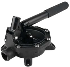Marine Manual Drainage Pump with Handle Wear Resistant Bilge Solution Compatible with Canoe Boat Toilet Pump