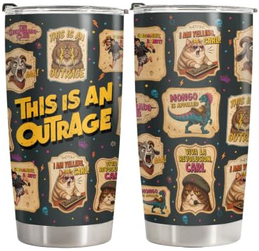 34HD Dungeon Cat Retro Adventure Humor RPG 20 oz Tumbler, Cat Lover Gift | Game Lover Gift, Birthday Present